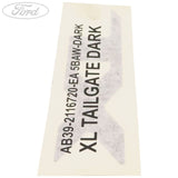 NAME PLATE DECAL