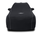 EXPLORER PREMIUM PROTECTIVE COVER BLACK, WITH WHITE LINER AND WHITE FORD OVAL