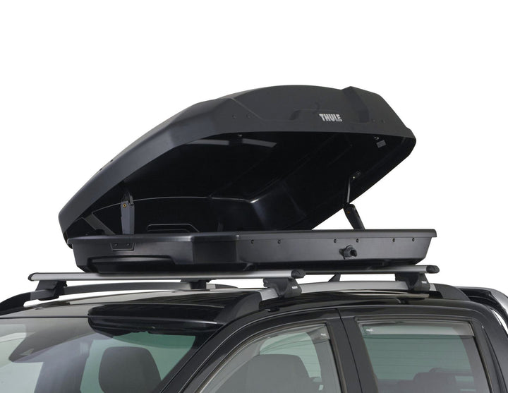 THULE®* 300L ROOF BOX FORCE XT S, BLACK MATTE MOUNTS TO POWERCLICK QUICK- MOUNT SYSTEM