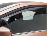 CLIMAIR®* WIND DEFLECTORS FOR FRONT DOOR WINDOWS, BLACK, FOR FIESTA & FIESTA VAN, 2017 - ONWARDS