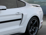 MUSTANG 03/2018-03/2023 BODY SIDE SCOOP KIT MATTE BLACK