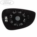 FIESTA N/S LEFT WING MIRROR GLASS