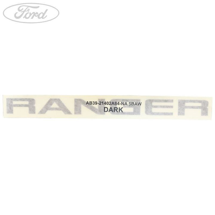 NAME PLATE DECAL