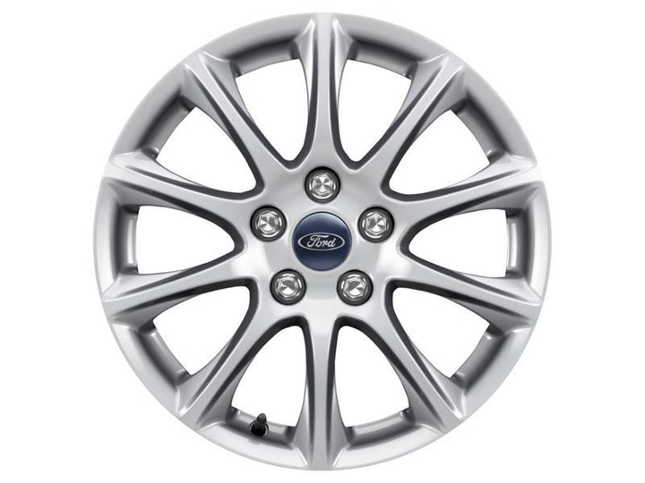 SET OF 4 ALLOY WHEELS WITH FITTING  10/2017