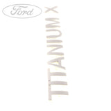 S-MAX TITANIUM X TAILGATE NAME PLATE BADGE EMBLEM