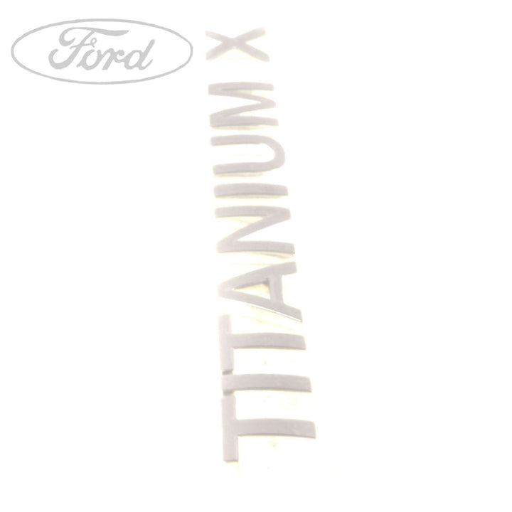 S-MAX TITANIUM X TAILGATE NAME PLATE BADGE EMBLEM