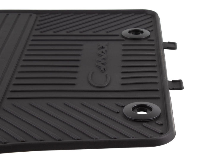C-MAX 11/2010-03/2015 RUBBER FLOOR MATS FRONT,BLACK