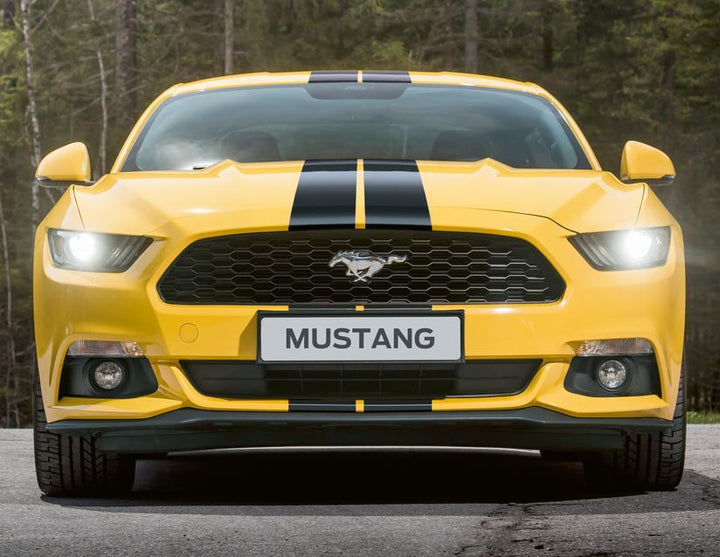MUSTANG 03/2015-02/2018 HERPA PRINT* RACING STRIPES OVER-THE-TOP,GLOSS BLACK