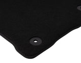 KUGA 12/2019-02/2024 VELOUR FLOOR MATS FRONT AND REAR,BLACK