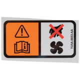 RADIATOR FAN WARNING DECAL