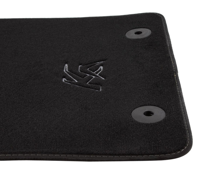 KA 09/2008-05/2016 VELOUR FLOOR MATS FRONT,BLACK