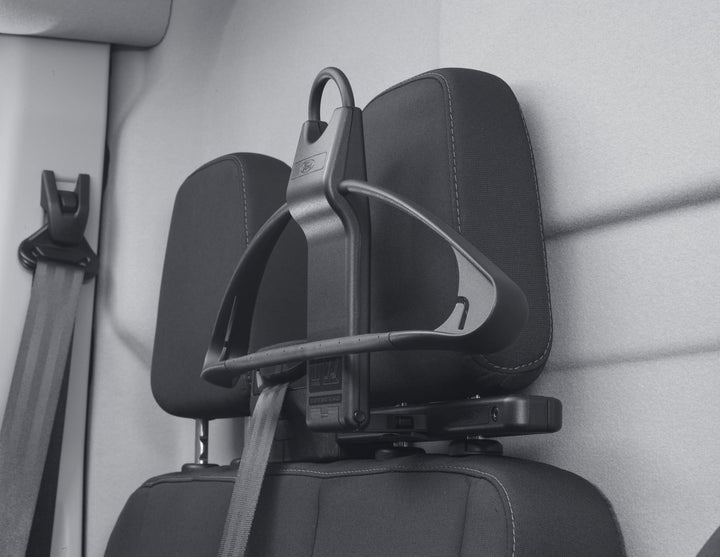 COAT HANGER WITH DOCKING UNIT,MATT BLACK