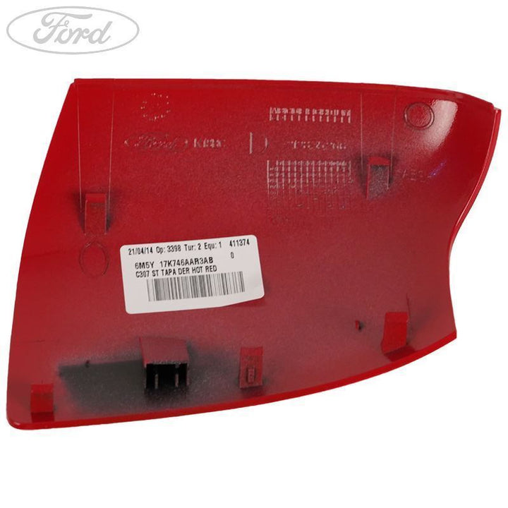 FOCUS CC O/S DOOR MIRROR HOUSING COVER RED HOT 07/06-09/09