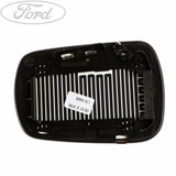 FIESTA FUSION O/S RIGHT WING MIRROR GLASS