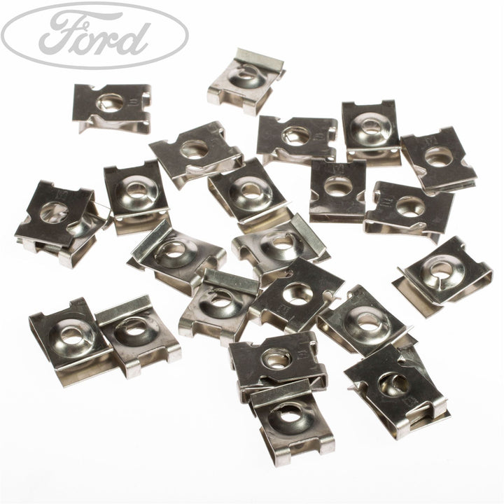 RADIATOR GRILLE AND FRONT BUMPER SPRING NUT PACK OF 25