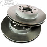 GALAXY WGR FRONT VENTED BRAKE DISC 288MM PAIR 5 STUD