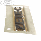 ZETEC TAILGATE NAME PLATE BADGE EMBLEM