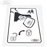 CHILD SAFETY LOCK DECAL