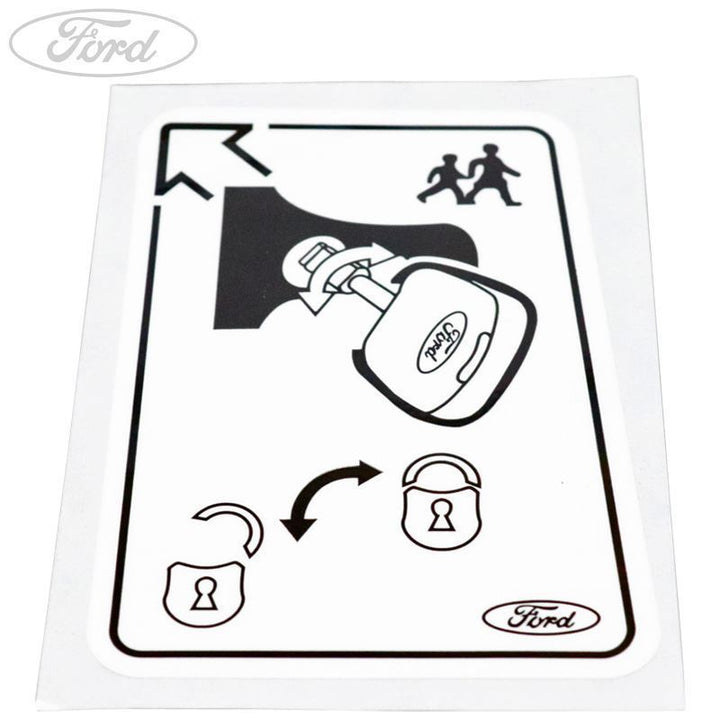 CHILD SAFETY LOCK DECAL