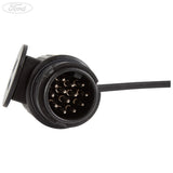 FOCUS TRANSIT 13 PIN TO 7+7 TWIN SOCKET WIRING LOOM 400MM
