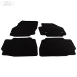 MONDEO MK4 FRONT & REAR CARPET FLOOR MATS KIT BLACK 2012-14