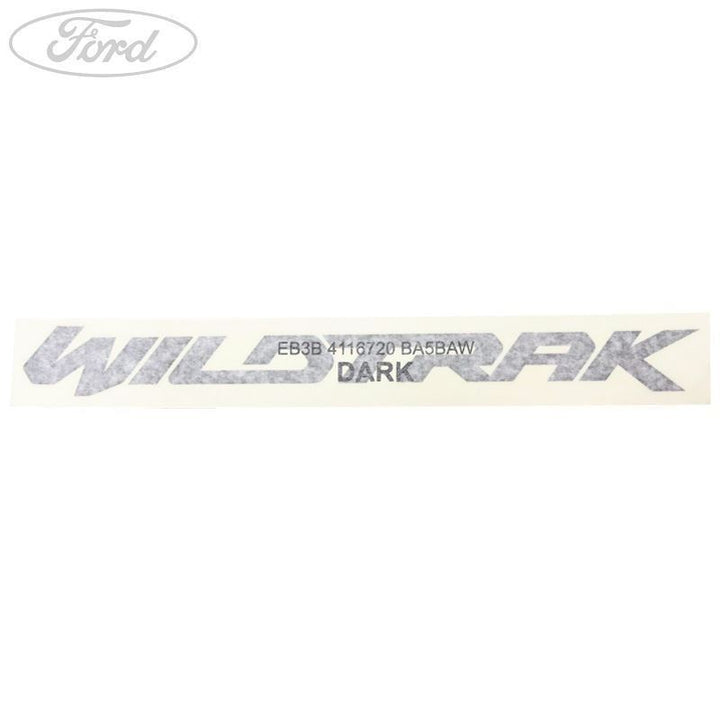 RANGER WILDTRAK NAME PLATE LOGO DECAL 2015-2019