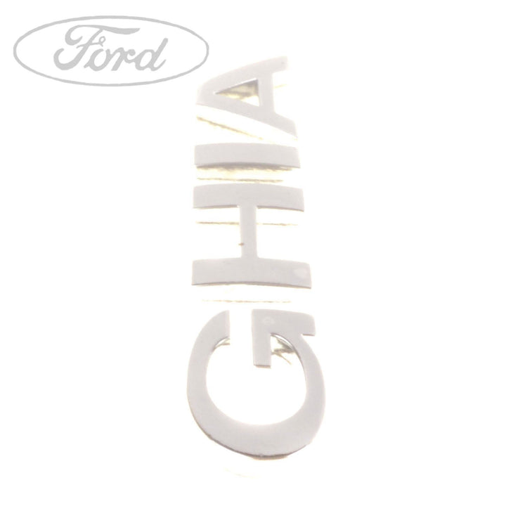 REAR TAILGATE MOUNTED GHIA NAME PLATE BADGE EMBLEM