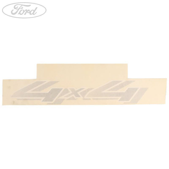 RANGER REAR N/S 4X4 NAME PLATE DECAL WHITE EQ 2004-2007