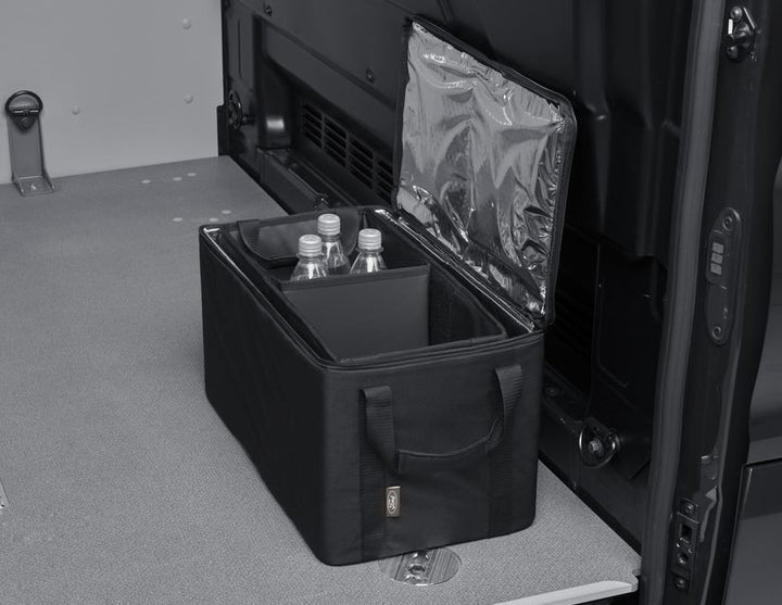 BOX-IN-BOX SYSTEM FOR PLACEMENT INSIDE THE FORD PUMA MEGABOX OR AS A STAND-ALONE TRANSPORT SOLUTION, BLACK