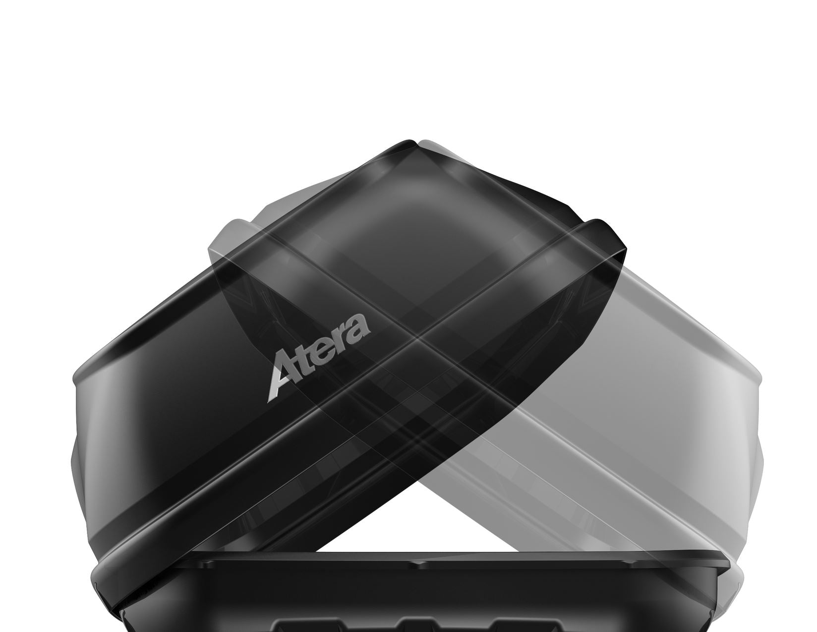 ATERA* CASAR L 420L ROOF BOX LOCKABLE DUAL OPENING LAVA STRUCTURED