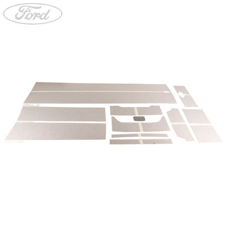 FIESTA MK6 FUSION RACING STRIPES DECAL BLUE