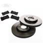 FOCUS RS 2.3 FRONT BRAKE DISCS & PADS SET VENTED 350MM 2016-2020