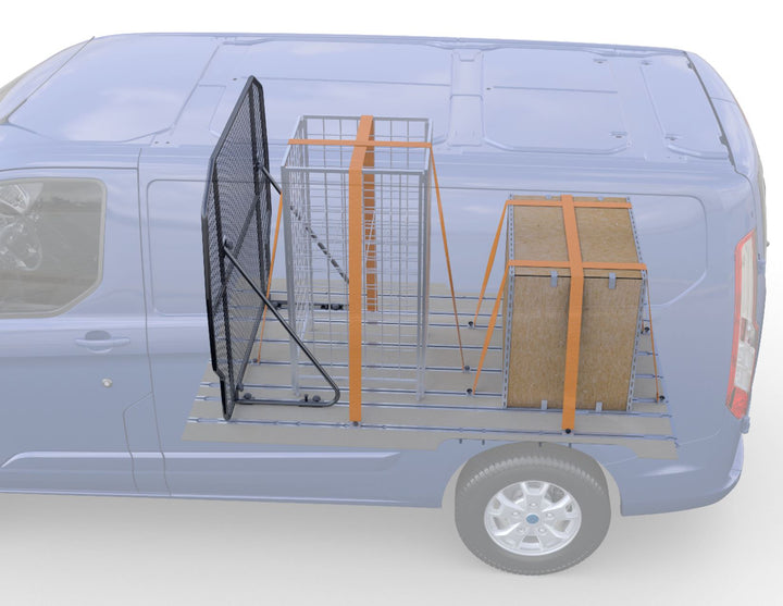 TRANSIT CUSTOM LOAD RETENTION SYSTEM SLIDING BLOCKS WITH LASHING