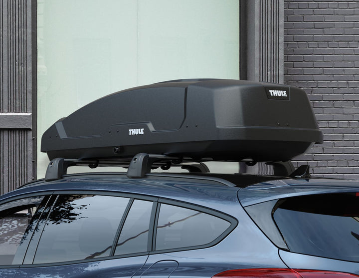 THULE ROOF BOX FORCE XT M AEROSKIN BLACK MATT 400 LITRE TO MOUNT ON THULE POWERCLICK QUICK-MOUNT SYSTEM
