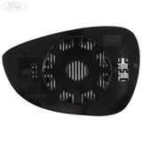FIESTA O/S DOOR REAR VIEW MIRROR GLASS HEATED 2016-