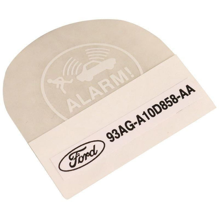 THEFT ALARM ANTI DECAL