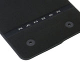 RANGER FROM 06/2022 CARPET FLOOR MATS FRONT AND REAR,BLACK