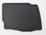 MONDEO SET OF FRONT AND REAR RUBBER FLOOR MATS, BLACK, 2014 - 2018