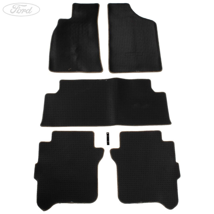 EVEREST FRONT & REAR FLOOR CARPET MATS KIT VELOUR 2009-2015