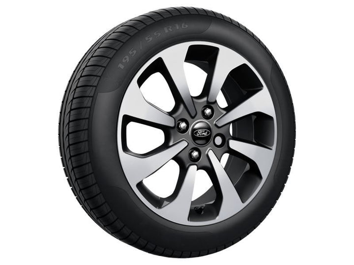 SET OF 4 ALLOY WHEELS WITH FITTING  05/2017