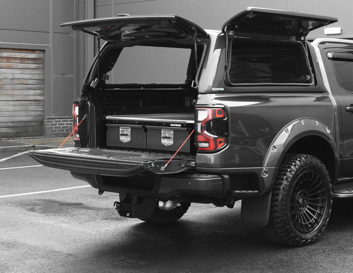 FORD RANGER NLG* PROTOP HARD TOP GULLWING CANOPY WITH SOLID REAR DOOR,DOUBLE CAB