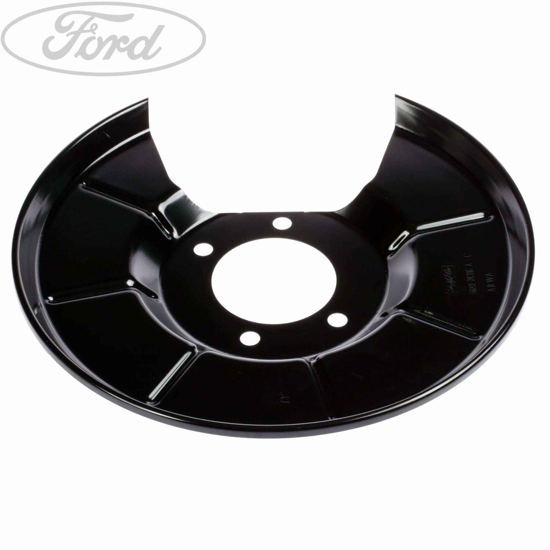 Pair Rear Brake Disc Dust Cover Plates For Ford Galaxy Mondeo IV S-Max - Steel Splash Shields