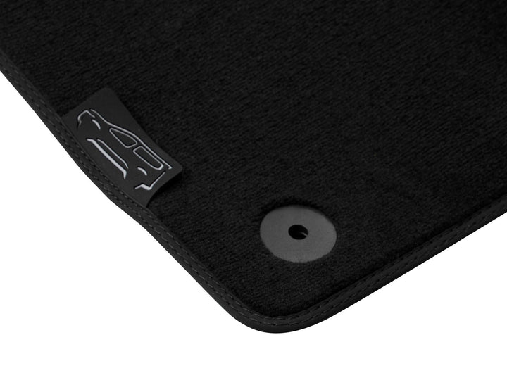 TOURNEO CONNECT VELOUR FLOOR MATS FRONT, BLACK