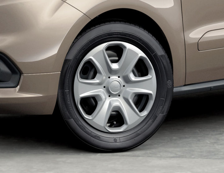 TRANSIT COURIER & TOURNEO COURIER SET OF 4 WHEEL COVER TRIMS, FITS 15