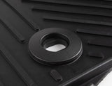 FOCUS 07/2004-12/2010 RUBBER FLOOR MATS REAR,BLACK