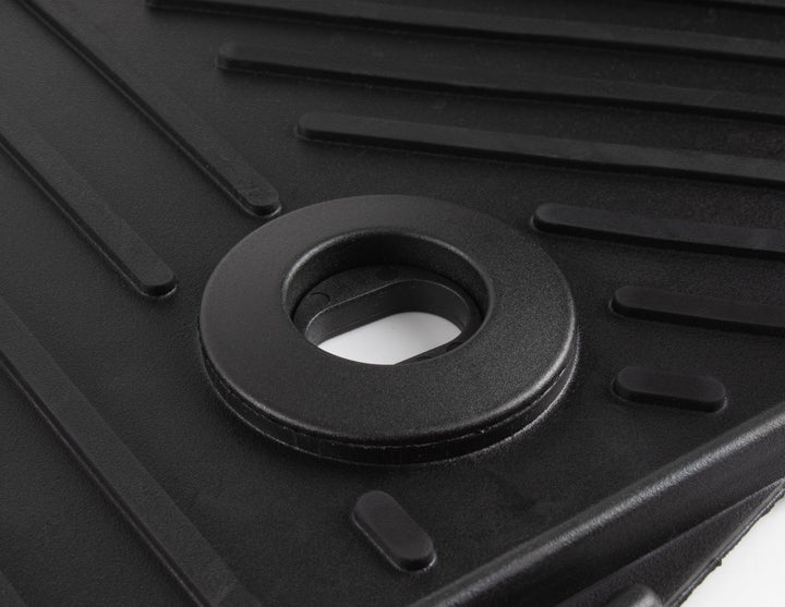 FOCUS 07/2004-12/2010 RUBBER FLOOR MATS REAR,BLACK