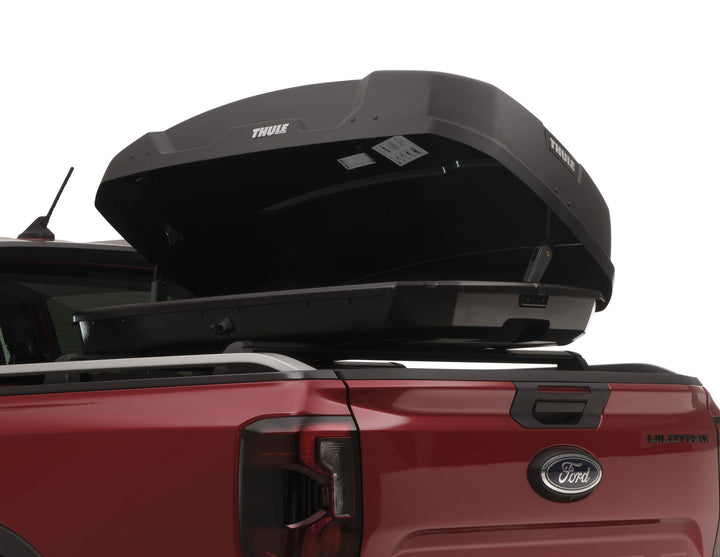 THULE®* 300L ROOF BOX FORCE XT S, BLACK MATTE MOUNTS TO POWERCLICK QUICK- MOUNT SYSTEM