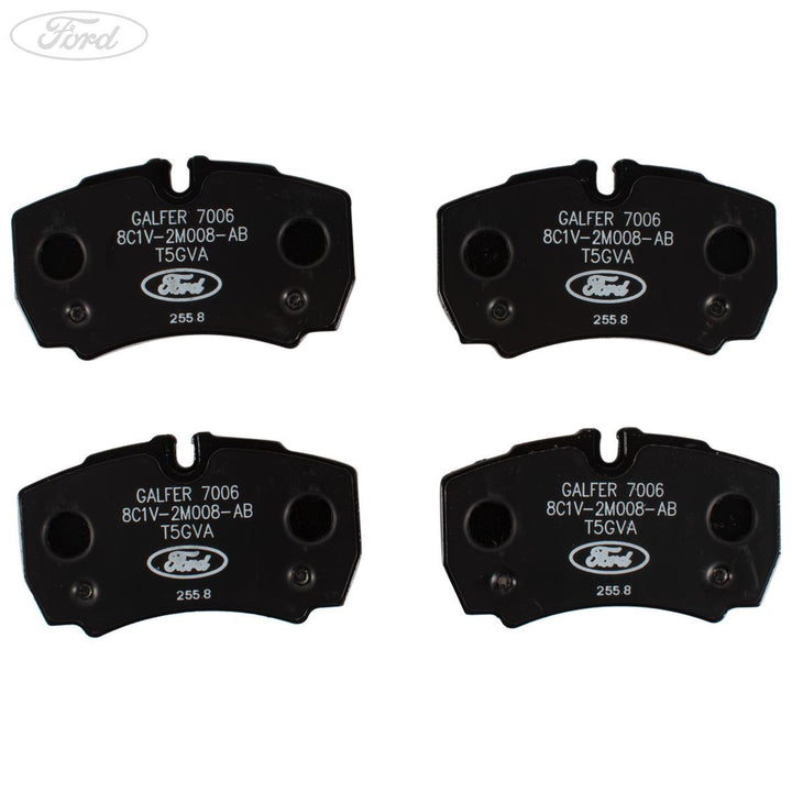 TRANSIT 2.2 2.4 TDCI 2.3 REAR BRAKE PADS AXLE SET KIT