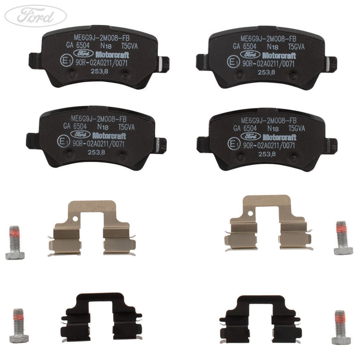 GALAXY MONDEO S-MAX MOTORCRAFT REAR BRAKE PADS AXLE SET