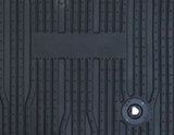 KUGA FRONT RUBBER FLOOR MATS, TRAY STYLE WITH RAISED EDGES , BLACK AND KUGA LOGO, BLACK 2016 - 2019